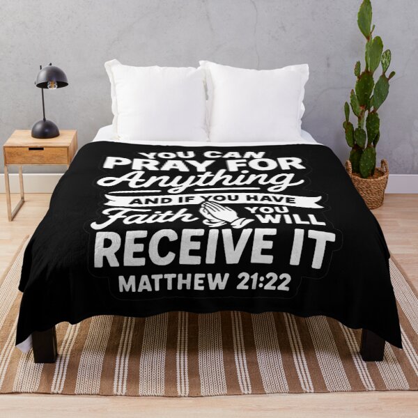 Item preview, Matthew 21:22 You Can Pray For Anything designed and sold by plushism.