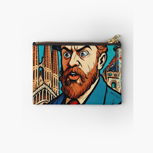 Item preview, Antoni Gaudí portrait | Comics style - Cartoon designed and sold by ComicsFactory.