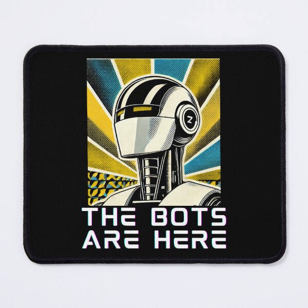 Item preview, humanoid robot art designed and sold by TEEJAMBOREE.