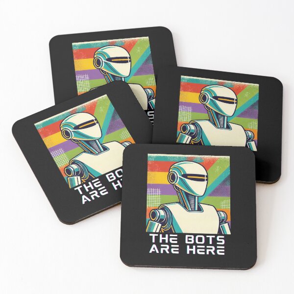 Item preview, humanoid robot art designed and sold by TEEJAMBOREE.