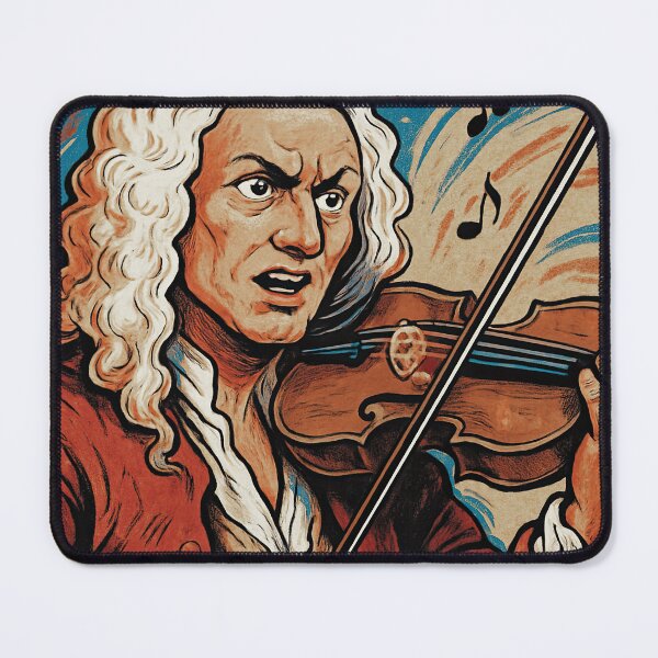Item preview, Antonio Vivaldi, musician | Comics style - Cartoon designed and sold by ComicsFactory.