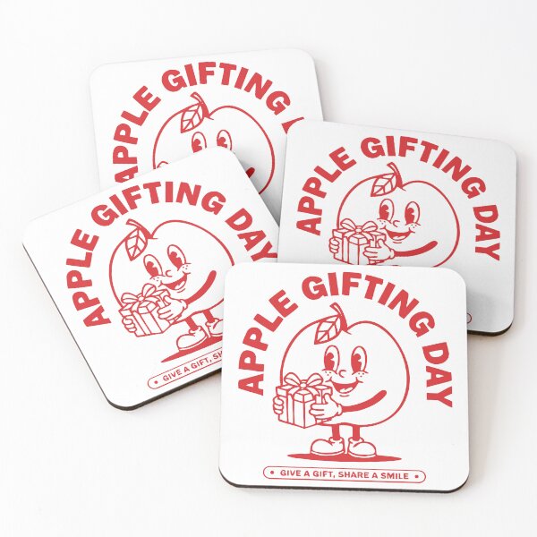 Item preview, Apple Gifting Day Cute Mascot Character designed and sold by Lora Art.