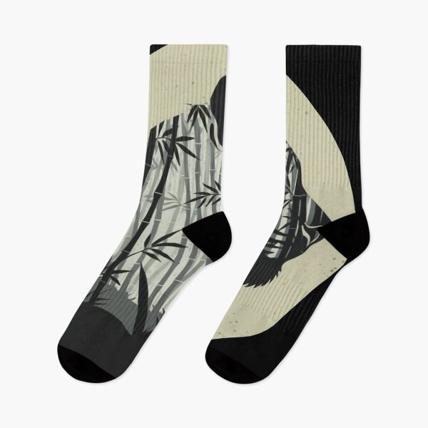 Item preview, Black and White Tiger Bamboo Forest Double Exposure designed and sold by CANDO ART STORE.