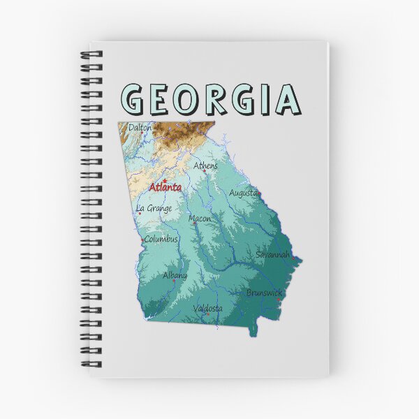 Item preview, The Peach State Topography Map T-Shirt - Georgia Pride designed and sold by mashmosh.