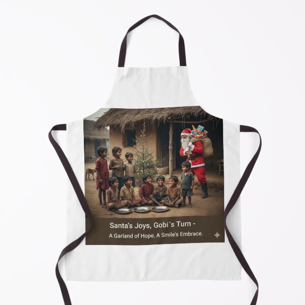 Item preview, Santa's Joyful Visit to a Village: Sharing Hope and Happiness | designed and sold by Satpura punti baba .
