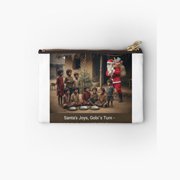 Item preview, Santa's Joyful Visit to a Village: Sharing Hope and Happiness | designed and sold by Satpura punti baba .