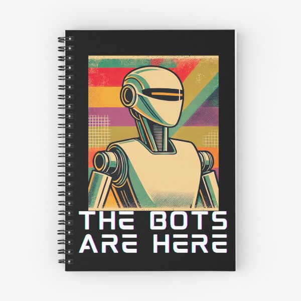 Item preview, humanoid robot art designed and sold by TEEJAMBOREE.
