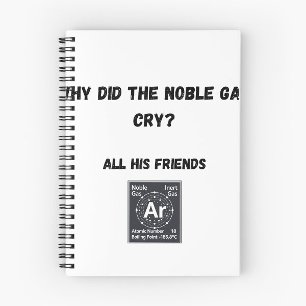 Item preview, Noble Gas Pun T-Shirt designed and sold by CDNPrints.