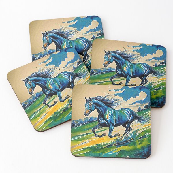 Item preview, Thoroughbred horse Colorful version designed and sold by Helios Be. Lavsh.