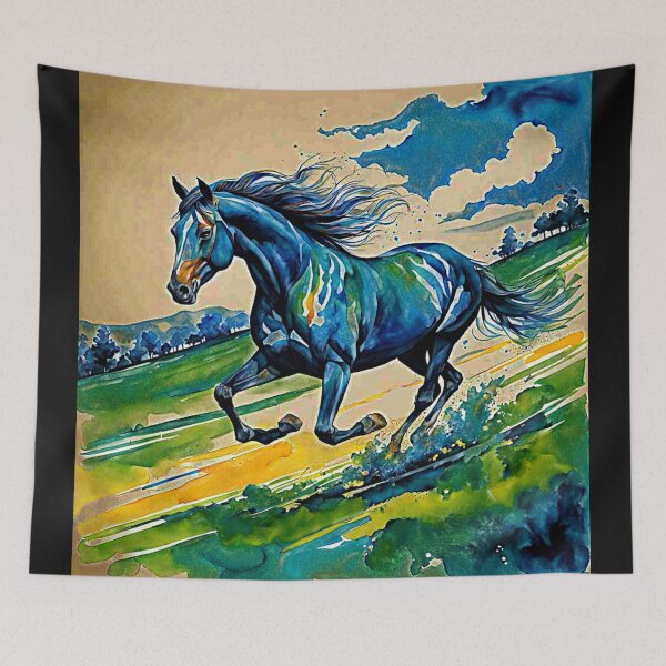 Item preview, Thoroughbred horse Colorful version designed and sold by Helios Be. Lavsh.