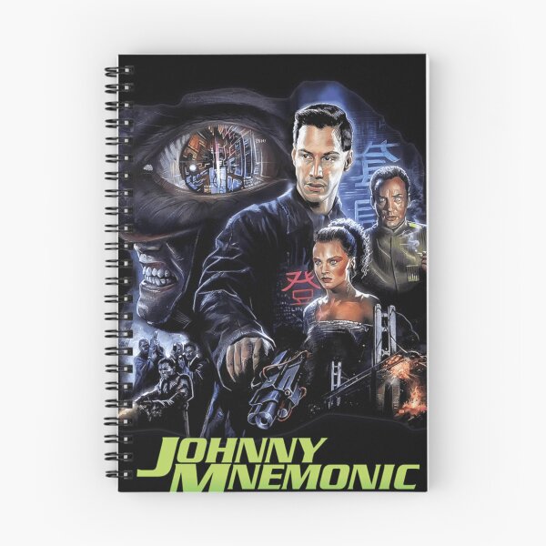 Item preview, Johnny Mnemonic – 90s Cult Keanu Reeves Cyber Action Art Poster designed and sold by WalSaue.