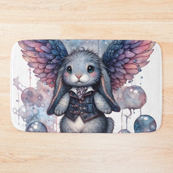 Item preview, Gothic Watercolor Rabbit Bubble Wings Fantasy designed and sold by RubisLeaf.