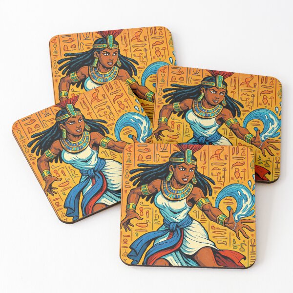Item preview, Anuket, Egyptian goddess of the cataracts of the Nile | Comics style - Cartoon designed and sold by ComicsFactory.