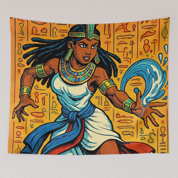 Item preview, Anuket, Egyptian goddess of the cataracts of the Nile | Comics style - Cartoon designed and sold by ComicsFactory.