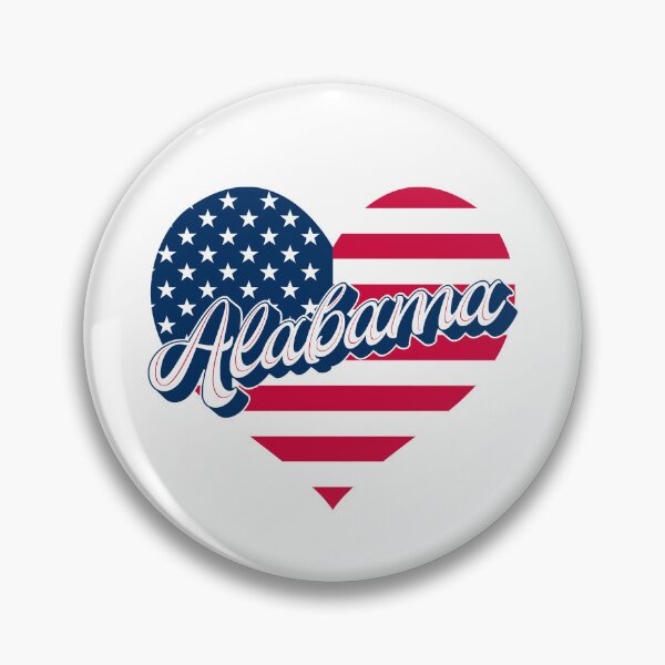 Item preview, Patriotic Alabama Heart designed and sold by GamerGearTees.