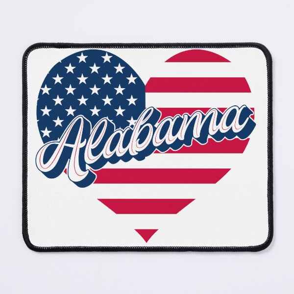 Item preview, Patriotic Alabama Heart designed and sold by GamerGearTees.