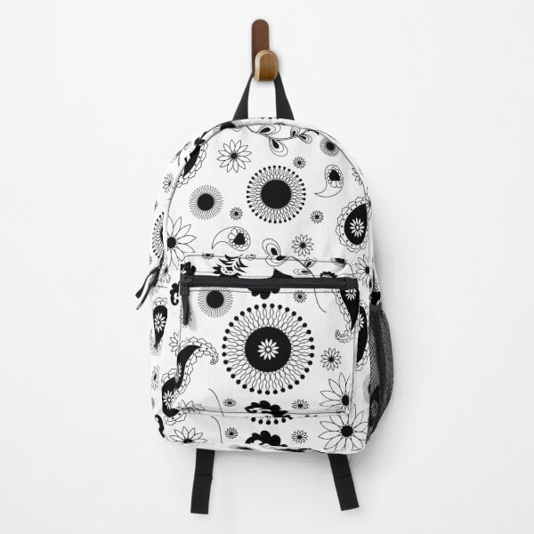 Item preview, Paisley & Flora Black & White  designed and sold by Illustrations & Designs by Michelle Moore.