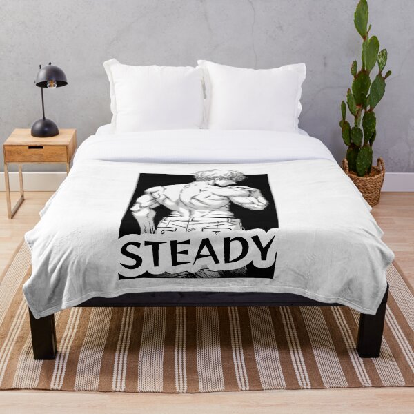 Item preview, Steady 安定 (Antei) – Handsome Anime Guy | Muscular Back, Cool Anime Guy designed and sold by Shigen16.
