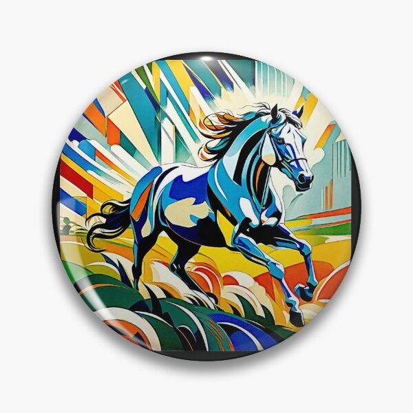 Item preview, Thoroughbred horse Colorful version#2 designed and sold by Helios Be. Lavsh.