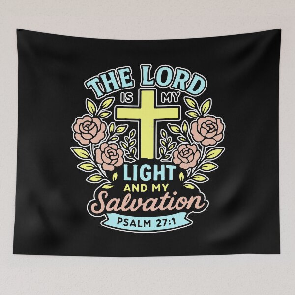 Item preview, Psalm 27:1 The LORD is my Light and my Salvation designed and sold by plushism.