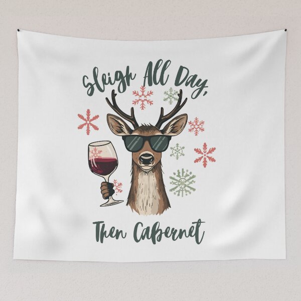Item preview, Sleigh All Day designed and sold by Inappropriate Ink.
