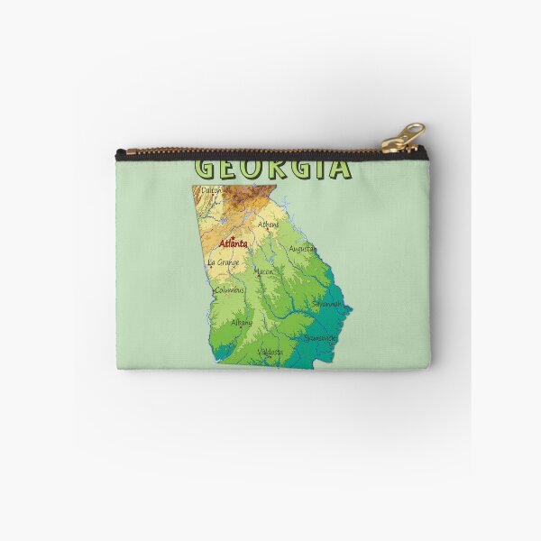 Item preview, Vibrant Georgia State Relief Map – Atlanta & Major Cities T-Shirt designed and sold by mashmosh.