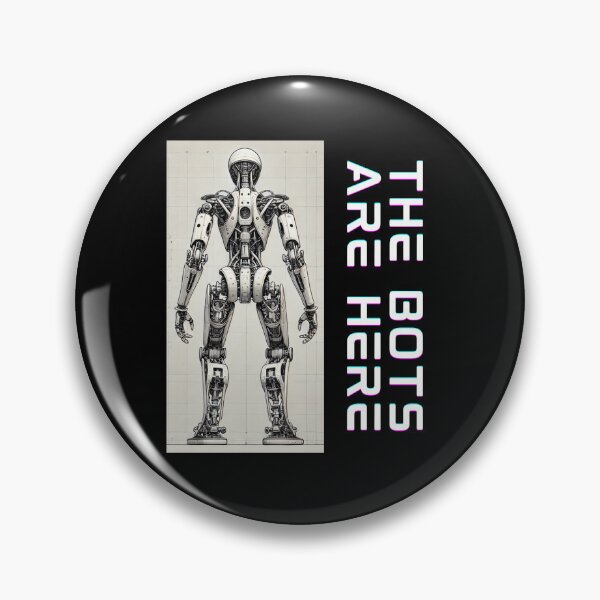 Item preview, humanoid robot art designed and sold by TEEJAMBOREE.