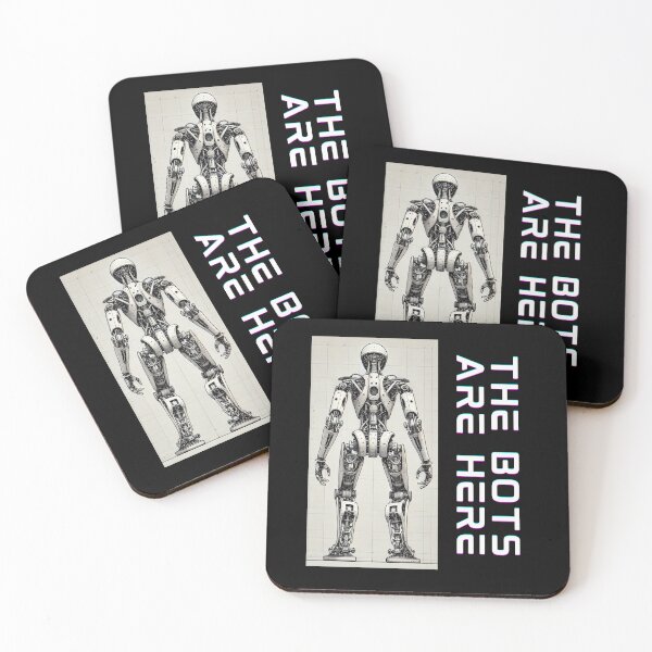 Item preview, humanoid robot art designed and sold by TEEJAMBOREE.