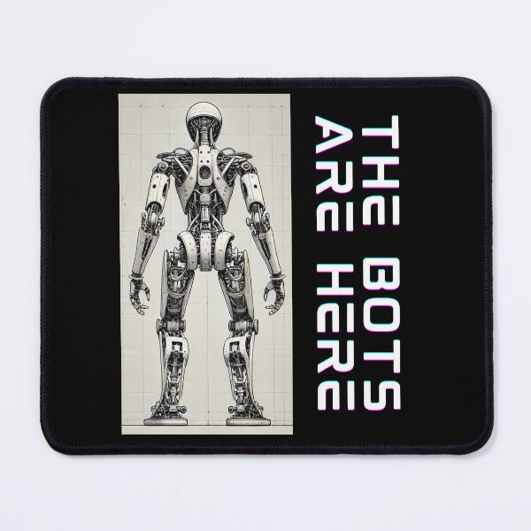 Item preview, humanoid robot art designed and sold by TEEJAMBOREE.