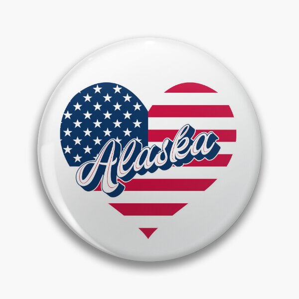 Item preview, Alaska Patriotic Heart designed and sold by GamerGearTees.