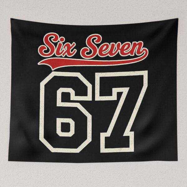 Item preview, Number 67 Numbered Six Seven Baseball Jersey Style Team 67  designed and sold by gladysenglish.