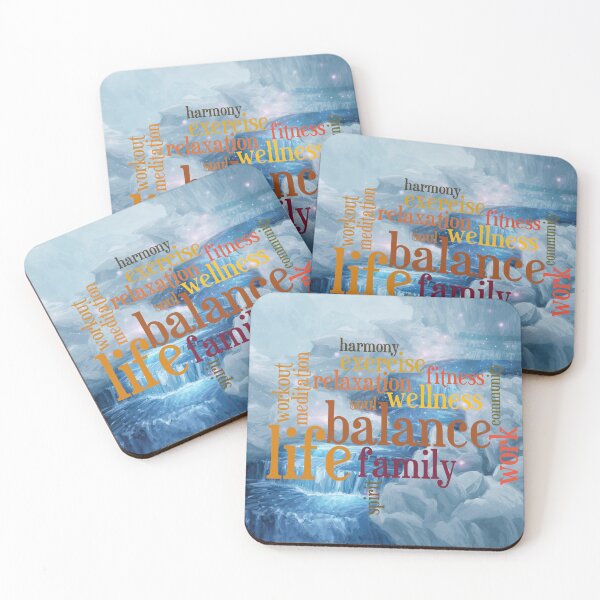 Item preview, Life Balance Word Art designed and sold by GoldenSparkleShop.