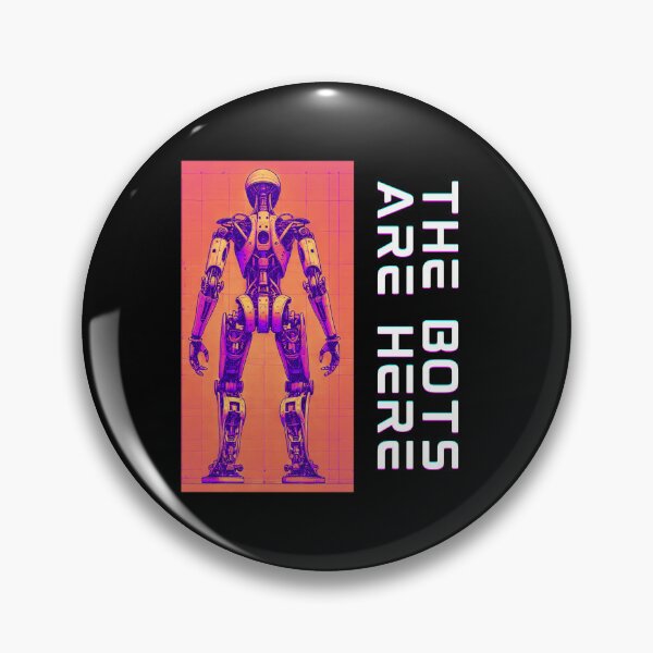 Item preview, humanoid robot art designed and sold by TEEJAMBOREE.