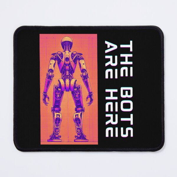Item preview, humanoid robot art designed and sold by TEEJAMBOREE.