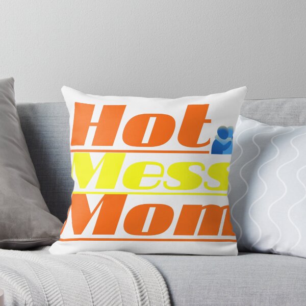 Item preview, Hot Mess Mom Funny Hugging Quote T-Shirt Design designed and sold by Faali950.