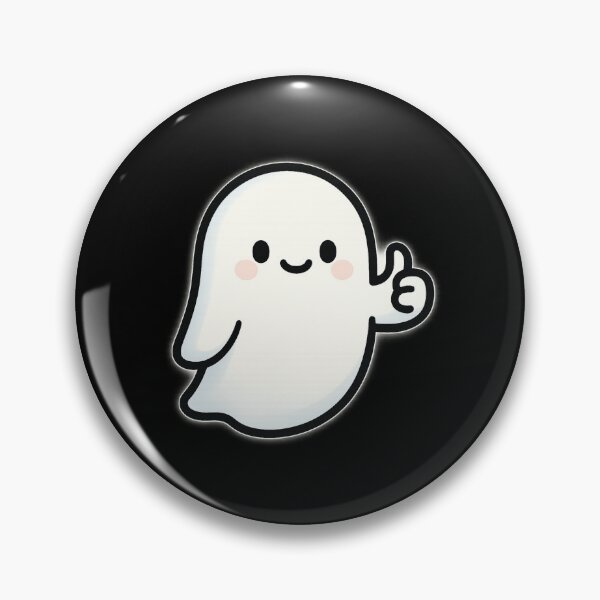 Item preview, Cute Ghost Giving a Thumbs Up designed and sold by Paninides.