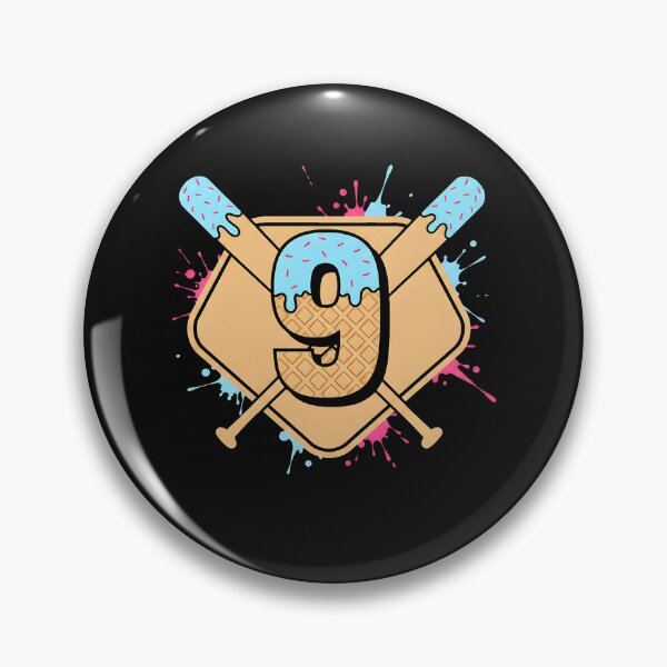 Item preview, Baseball 9 Year Old Ice Cream Drip 9th Birthday Boy Number 9 designed and sold by clothesy7.