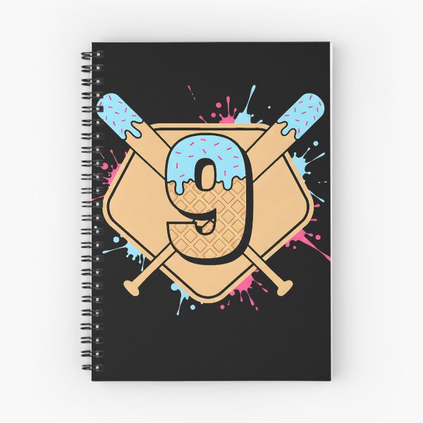 Item preview, Baseball 9 Year Old Ice Cream Drip 9th Birthday Boy Number 9 designed and sold by clothesy7.