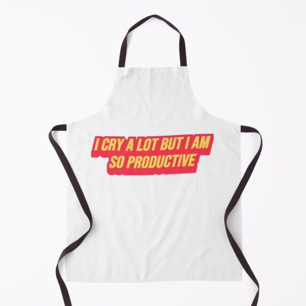 Item preview, I Cry A Lot But I’m So Productive – Bold Pop Text designed and sold by creativerooney.