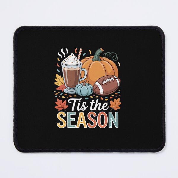 Item preview, The Season Fall Football Autumn Pumpkin Coffee designed and sold by Cowlifes.