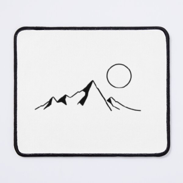 Item preview, Minimalist Mountain Line Art designed and sold by mari0n980.