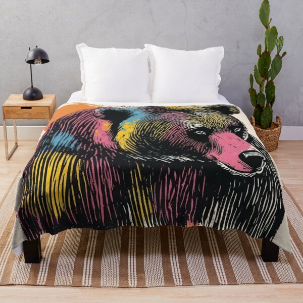 Item preview, Vibrant Bear designed and sold by tonymagnerart.