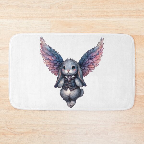 Item preview, Wing Rabbit Gothic Watercolor Fantasy designed and sold by RubisLeaf.