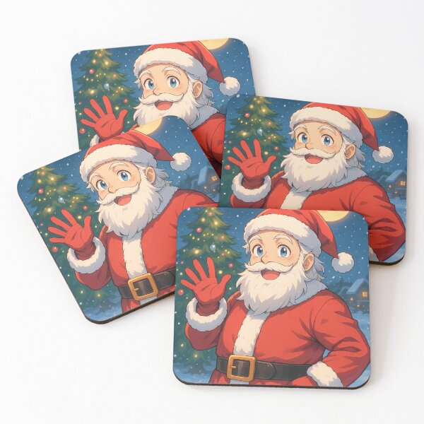 Item preview, Anime Santa Claus Christmas Artwork – Cute Holiday Anime Illustration designed and sold by Designnari.