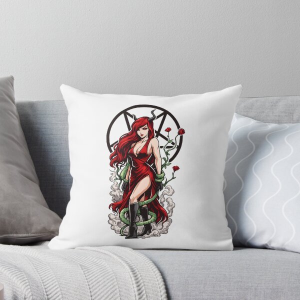 Item preview, Gothic Fantasy Dark Devi Seductive Demon Woman designed and sold by DrawHandArt.