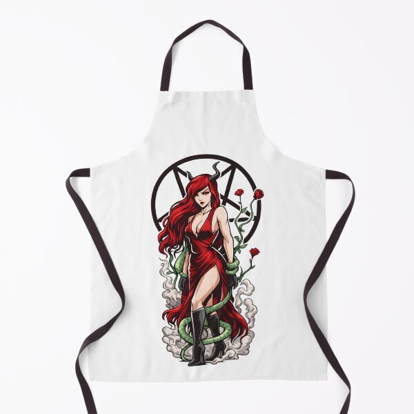 Item preview, Gothic Fantasy Dark Devi Seductive Demon Woman designed and sold by DrawHandArt.