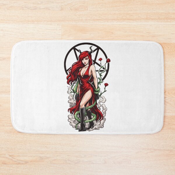 Item preview, Gothic Fantasy Dark Devi Seductive Demon Woman designed and sold by DrawHandArt.