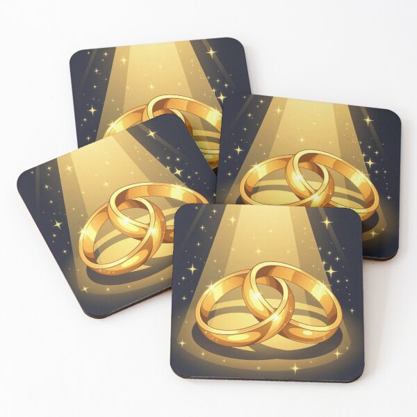 Item preview, Golden Wedding Rings designed and sold by ArtQueen777.