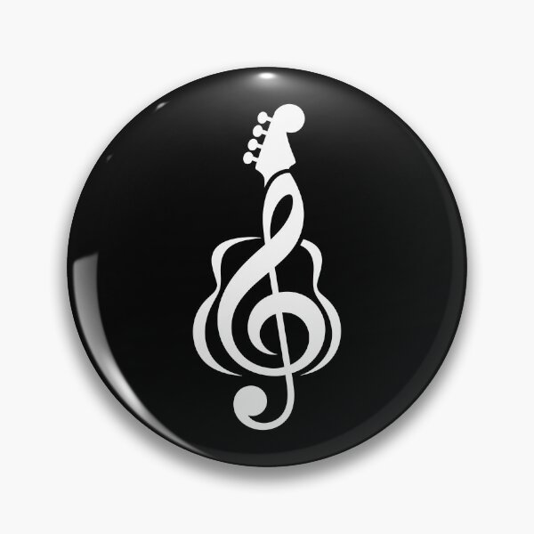 Item preview, Guitar Treble Clef designed and sold by theartfulaspie.