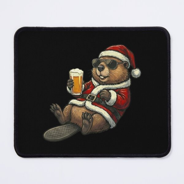 Item preview, Cool Santa Beaver Beer Christmas designed and sold by k3rstman1.